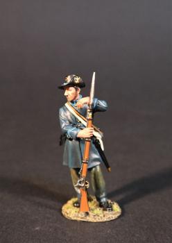 Infantry Standing (right hand on rifle, left hand leaning on barrel), Co. L, West Augusta Guards, Staunton, 5th Virginia Regiment, The Army of the Shenandoah, The First Battle of Manassas, 1861, ACW 1861-1865--single figure #0