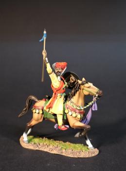 Sillidar Cavalry (spear raised to the sky), Maratha Cavalry, The Maratha Empire, Wellington in Indian, The Battle of Assaye, 1803--single mounted figure #0
