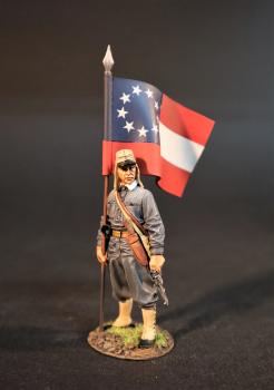 Standard Bearer, The Liberty Hall Volunteers, Co. 1, 4th Virginia Regiment, First Brigade, The Army of the Shenandoah, The First Battle of Manassas, 1861, ACW 1861-1865--single figure #0