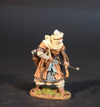 Almoravid Archer Standing with Drawn Bow Pointing Downwards (Tan Robes), The Almoravids, El Cid and the Reconquista, The Crusades--single figure #0