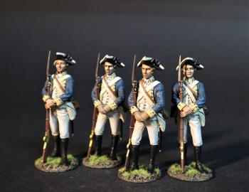 Four Infantry Standing Leaning on Gun (2 hand holding left wrist, 2 hand holding left hand), Co.K Continental Morgan Guards, Frederick Co., 5th Virginia Regiment, The Army of the Shenandoah, The First Battle of Manassas, 1861, ACW, 1861-1865--four figures #0