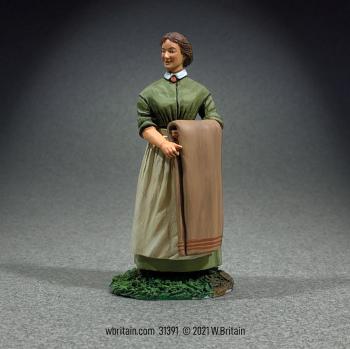 "A Caring Heart" Civilian Woman (Possibly A Nurse?) with Blanket--Single Figure #0