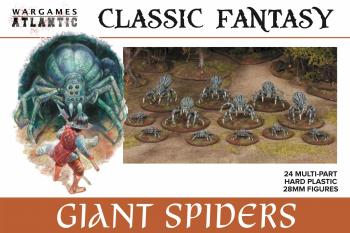 28mm Classic Fantasy: Giant Spiders (12 big/12 small) #0
