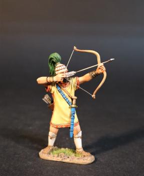 Trojan Archer (yellow tunic with blue sword belt), Troy and Her Allies, The Trojan War--single figure #0
