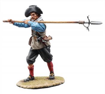 Thirty Years War Gun Crew with Igniter--single figure #0