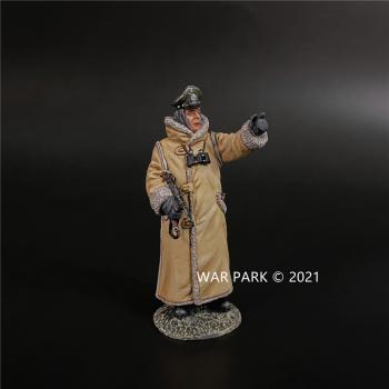 German Officer B in Winter Coat (pointing with left hand), Battle of Kharkov--single figure #0