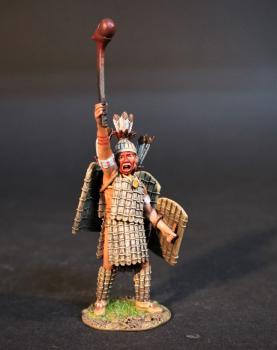Iroquois Armoured Warrior (club and shield), The Beaver Wars, 1640-1701, The Conquest of America--single figure #0