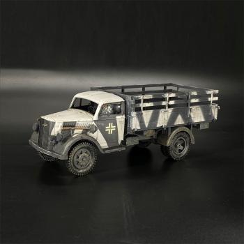 Winter Camouflage Opel Blitz 3ton Cargo Truck--includes removeable flag #0
