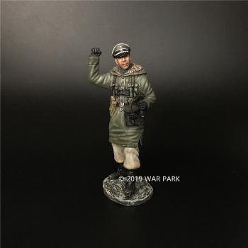 LSSAH Officer with a MP40 (right fist raised), Battle of Kharkov--single figure #0