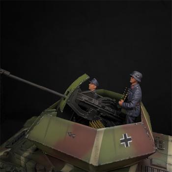 The Flakpanzer IV “Ostwind” Luftwaffe Crew, Battle of Normandy--two figures #0