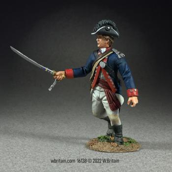Legion of the United States Infantry Officer Advancing, 1794--single figure #6