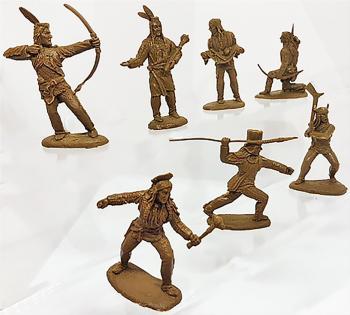 Barzso Blackfoot Indians--seven figures--FIVE IN STOCK. #46847