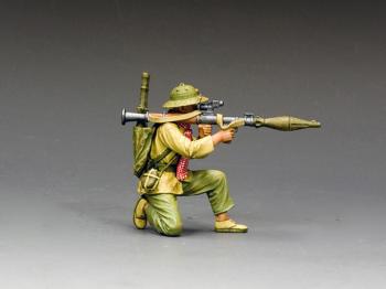 NVA Kneeling Firing RPG--single Vietnam-era figure NVA Kneeling Firing RPG--single Vietnam-era figure #46911