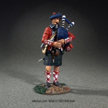 Piper, 42nd Royal Highland Regiment, 1759-64--single figure Piper, 42nd Royal Highland Regiment, 1759-64--single figure #47004