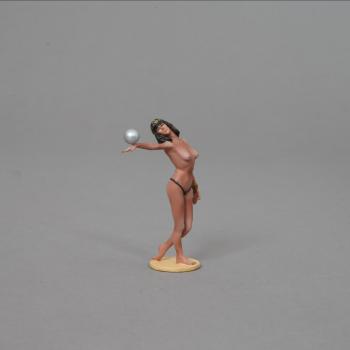Egyptian Female Dancer with a Silver Ball--single figure--RETIRED--LAST SEVEN!! Egyptian Female Dancer with a Silver Ball--single figure--RETIRED--LAST SEVEN!! #47062