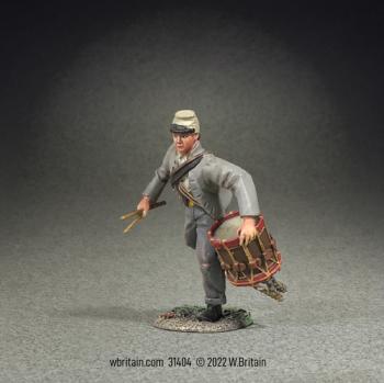 Young Confederate Drummer Advancing--single figure #0
