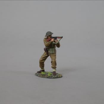 Aussie Soldier Standing Firing a Thompson MG (helmeted)--single figure--RETIRED--LAST THREE!! Aussie Soldier Standing Firing a Thompson MG (helmeted)--single figure--RETIRED--LAST THREE!! #47249