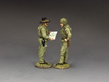 Helicopter Pilot & Copilot--two Vietnam-era figures Helicopter Pilot & Copilot--two Vietnam-era figures #47348