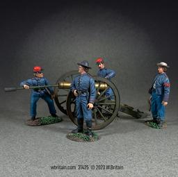 "Load!"--Confederate Artillery with 12 Pound Howitzer--seven piece set #0