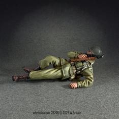 U.S. Infantry Officer Prone--single figure #0