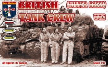 1/72 WWII British Tank Crew Winter Dress--48 figures in 12 poses 1/72 WWII British Tank Crew Winter Dress--48 figures in 12 poses #47600