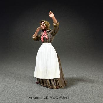 “Virgil!  Quick!  Come See!”, 1860s Woman Shouting--single figure #2