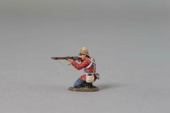 Image of British Lance Corporal Kneeling Firing, 24th Regiment of Foot, Anglo-Zulu Wars--single figure--RETIRED--LAST ONE!!