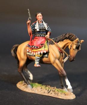 Buffalo Calf Road Woman (1844-1879), The Battle Where the Girl Saved Her Brother, 17th June 1876, The Black Hill Wars, 1876-1877, Thunder on the Plains--single mounted figure #48037