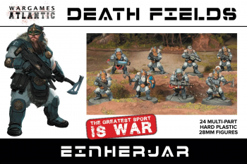 28mm Death Fields: Einherjar--24 unpainted multi-part hard plastic figures 28mm Death Fields: Einherjar--24 unpainted multi-part hard plastic figures #48070