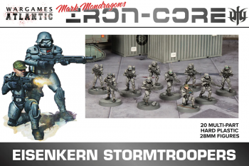 28mm Iron Core: Eisenkern Stormtroopers--20 unpainted multi-part hard plastic figures 28mm Iron Core: Eisenkern Stormtroopers--20 unpainted multi-part hard plastic figures #48077