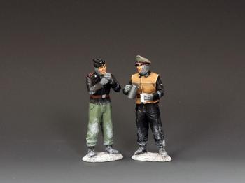 Image of Winter Tank Crew--two WWII German SS Panzer crew figures