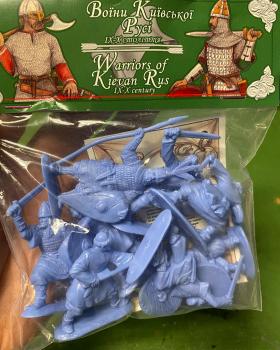 Warriors of Kievan Rus IX-X Century--8 figures in 8 poses--Color Varies--FIVE IN STOCK. #48643