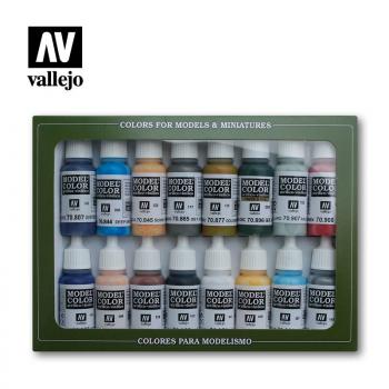 17ml Bottle American Civil War Model Color Paint Set (16 Colors) #48927
