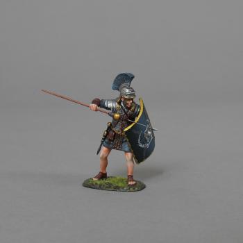 Praetorian Thrusting Pilum (Blue Shield, Silver Pattern)--single figure--RETIRED--LAST ONE!! #49072