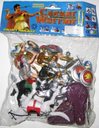  1/32 Caesar Knights & Horses Playset (12 w/Shields, Weapons, 2 Horses & Acc) (Bagged) -- RETIRED -- LAST EIGHT!