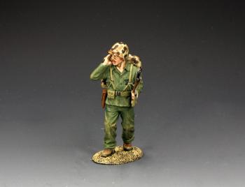 Shouting Marine Officer--single figure with M1 Carbine and M1911 Colt sidearm. #49148