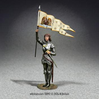 Joan of Arc--single figure with flag #0