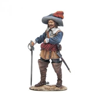Spanish Tercio Officer, The Thirty Years War (1618-1648)--single figure (leaning on sword) Spanish Tercio Officer, The Thirty Years War (1618-1648)--single figure (leaning on sword) #49190