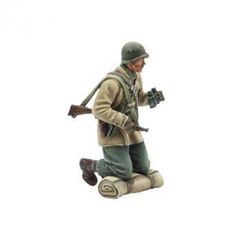 Image of U.S. Winter Infantry Officer, Tank Rider, Ardennes, 1944--single figure