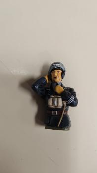 WWII German Tank Commander Using Radio--single half-body figure--RETIRED--LAST ONE!! #0