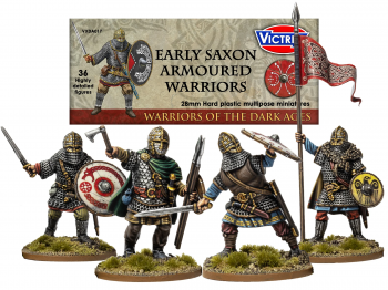 28mm Early Saxon Armoured Warriors--36 unassembled figures -- ONE IN STOCK. #0