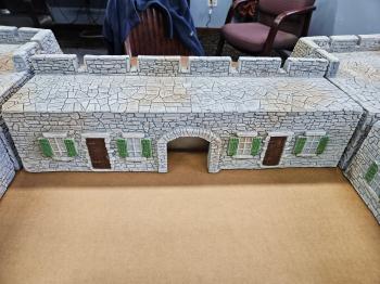 Image of Fort Ticonderoga Wall with Gate (foam)--AWAITING RESTOCK.