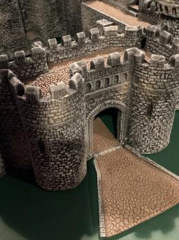 Image of Nottingham Castle Entry Gate with Turret (foam)--AWAITING RESTOCK.