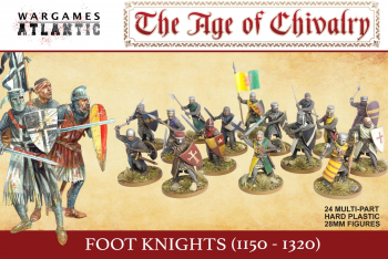 28mm Age of Chivalry: Foot Knights 1150-1320 (24) #0