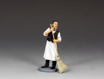 Image of The Floor-Sweeping Waiter--single WWII French figure
