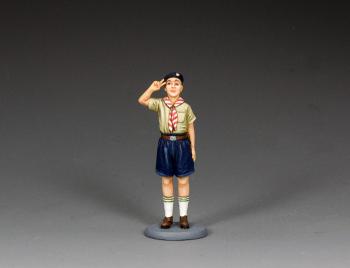 Image of Liberation!  A saluting French scout--single WWII French figure