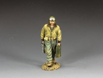 Image of Walking Corporal with M3 Submachine Gun and Jerrican--single WWII American figure with jerrican