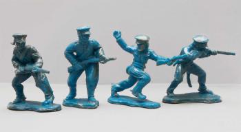 Dismounted U.S. Dragoons--four figures in four poses -- AWAITING RESTOCK! #0