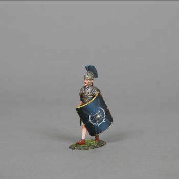 Praetorian Marching with right hand on sword hilt (Silver Leaf Design)--single figure #0
