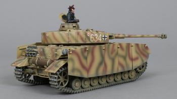 Image of Panzer IV with serial number 634 Commander with eye patch.